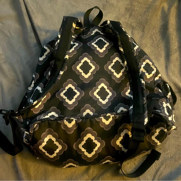 Lesportsac Black and Gray Patterned Backpack - Picture 2 of 6